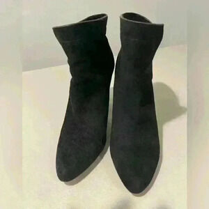 Vince Camuto Signature Germina Asymmetric-Zip Suede Boots 9